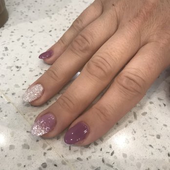 Gainey Nails & Spa - My friend asked for dark plum and instead he used SNS powder and it turned out like this - Nail Salons Near Me - Scottsdale, Arizona Gainey Nails & Spa - My friend asked for dark plum and instead he used SNS powder and it turned out like this - Nail Salons Near Me - Scottsdale, Arizona