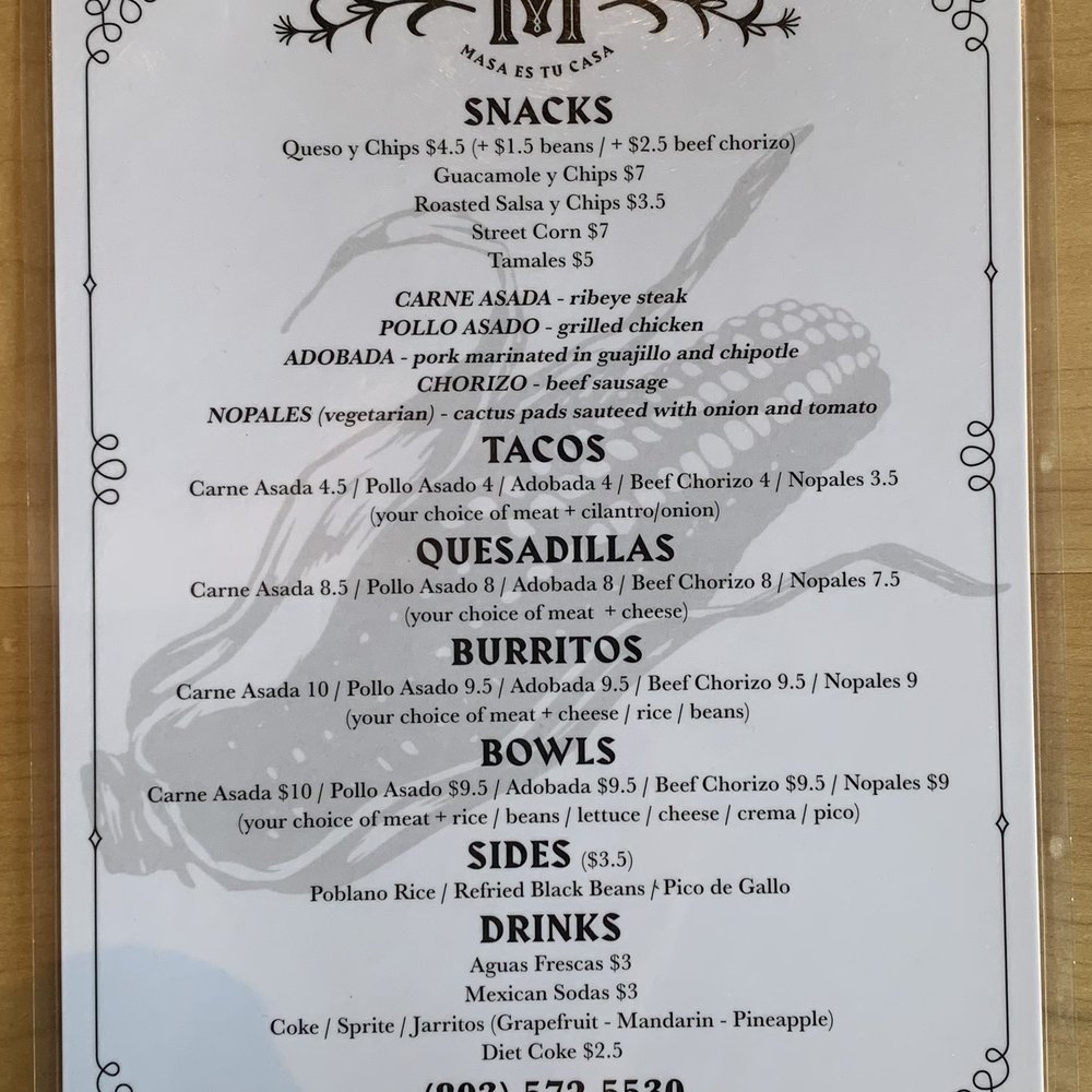 Menu Menu