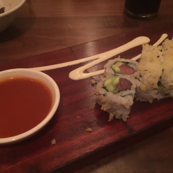 Uchi Dallas - Crunchy tuna roll - Japanese Near Me - Dallas, Texas Uchi Dallas - Crunchy tuna roll - Japanese Near Me - Dallas, Texas