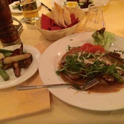 Restaurant Mona Lisa - Rinderfiletstreifen in Cognac Soße.