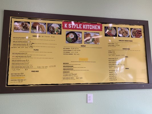 Menu photo 6 K Style Kitchen Albuquerque, NM
