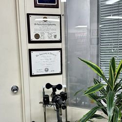 Charles F Bahn, MD - A cool antique optometric device