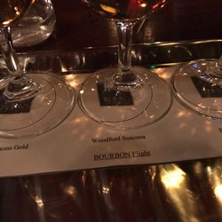 Podwale Bar and Books - Flight of Blanton's bourbon - incredible value,