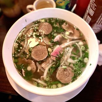 IPho - Special beef pho (sliced beef steak, brisket, beef meatball) - Vietnamese Near Me - New Paltz, New York