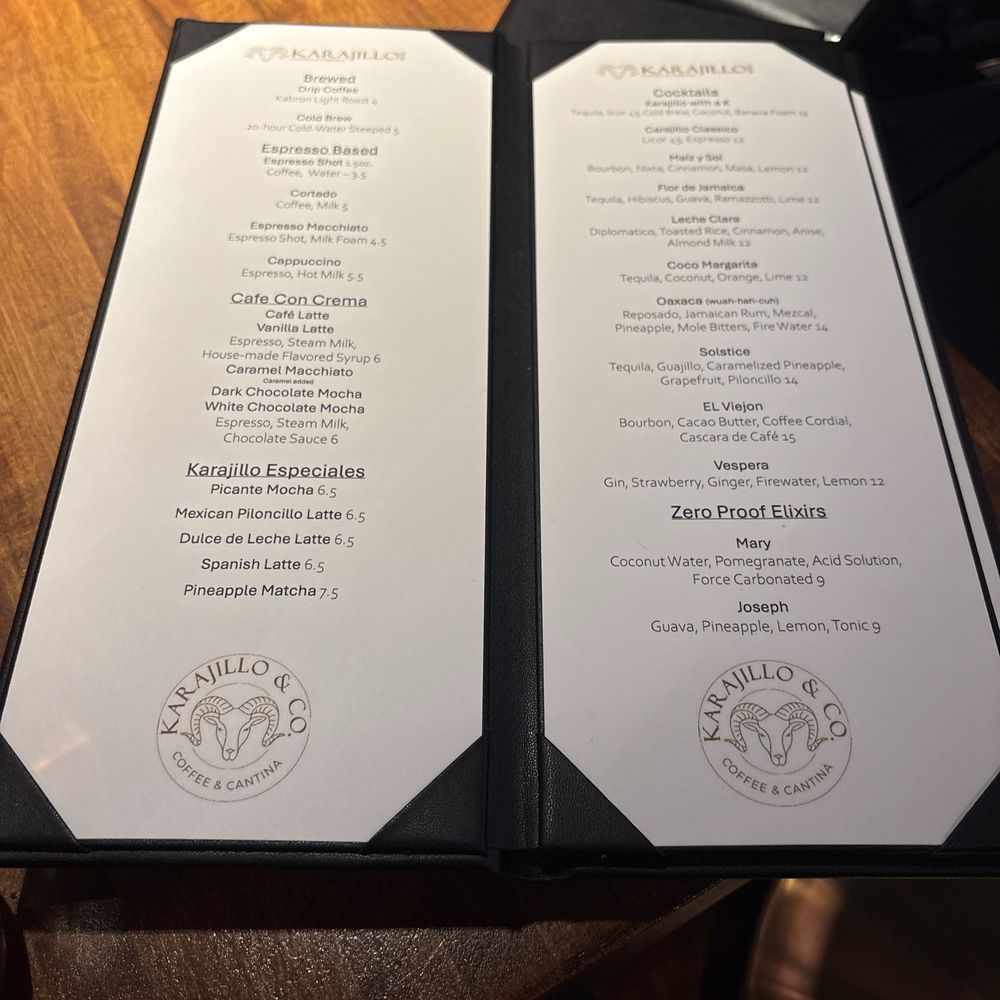 Karajillo & Co - Menu - Coffee & Tea Near Me - Reno, Nevada Karajillo & Co - Menu - Coffee & Tea Near Me - Reno, Nevada