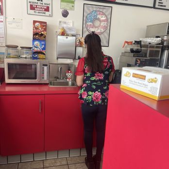 Steve’s Donuts - This lady is sweet. Calls the women princess - Donuts Near Me - Riverside, California