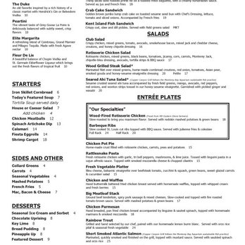 Copper Canyon Grill - The front of the menu. - American Near Me - Lanham, Maryland