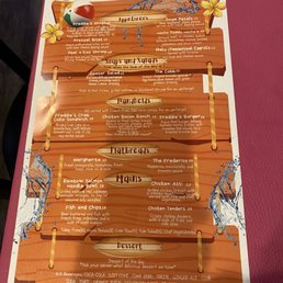 Food menu Food menu