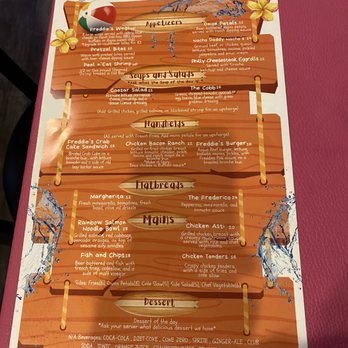 Freddie’s Beach Bar - Food menu - American Near Me - Rehoboth Beach, Delaware Freddie’s Beach Bar - Food menu - American Near Me - Rehoboth Beach, Delaware