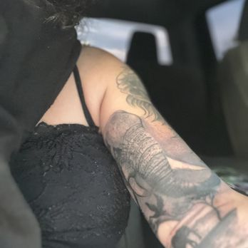 BLVD Tattoo - The elephant and the baby elephant the trees the picture don't give it justice but still looks amazing - Tattoo Near Me - Las Vegas, Nevada