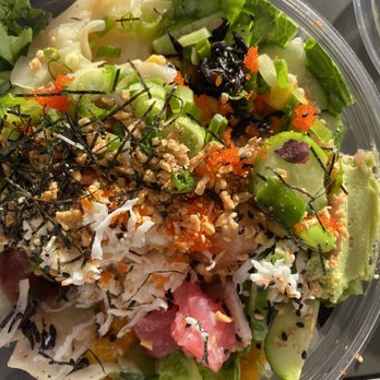 Pokeworks - Fresh bowl of poke with two toppings - Poke Near Me - Irvine, California