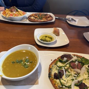 California Pizza Kitchen - Bbq sala, Dakota Smashed Pea Barley, Carne Asada pizza and The Original BBQ Chicken Pizza - Pizza Near Me - Torrance, California California Pizza Kitchen - Bbq sala, Dakota Smashed Pea Barley, Carne Asada pizza and The Original BBQ Chicken Pizza - Pizza Near Me - Torrance, California