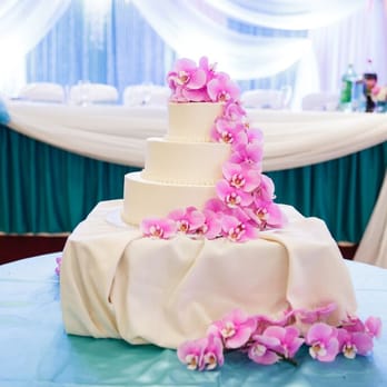 Kimmie's Floral Design - Our wedding cake was simple and elegant - beautifully decorated by Kimmie! - Floral Designers Near Me