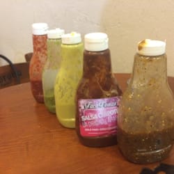 Taco Lomas - La variedad de salsas