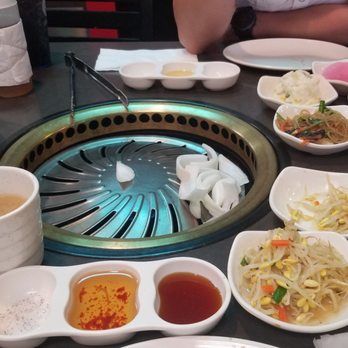Red Castle - So happy they have a beans sprout (side dish)  Hopefully they will always have it Yummy miso soup & sesame oil - Korean Near Me - Rialto, California