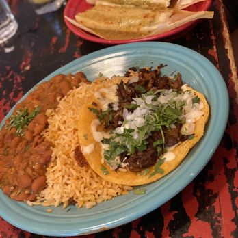 Taqueria El Vecino - Pick 3 Tacos or tamales plate (birria quesotaco, pork and steak tamale) - Mexican Near Me - Decatur, Georgia Taqueria El Vecino - Pick 3 Tacos or tamales plate (birria quesotaco, pork and steak tamale) - Mexican Near Me - Decatur, Georgia