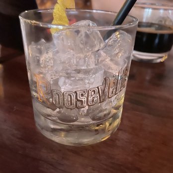 Roosevelt's - Rosie drink, don't get it. Pretty sure there was no alcohol and it was 95% ice. Waste of $10 - Gastropubs Near Me - Tulsa, Oklahoma Roosevelt's - Rosie drink, don't get it. Pretty sure there was no alcohol and it was 95% ice. Waste of $10 - Gastropubs Near Me - Tulsa, Oklahoma