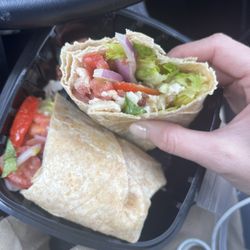 Maple Dijon Turkey Club Wrap. Low carb wrap.
