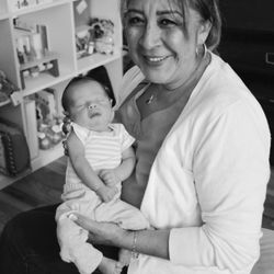 Mothering the Mothers - Ofelia with our son! She's amazing and the best Postpartum doula we could have asked for!
