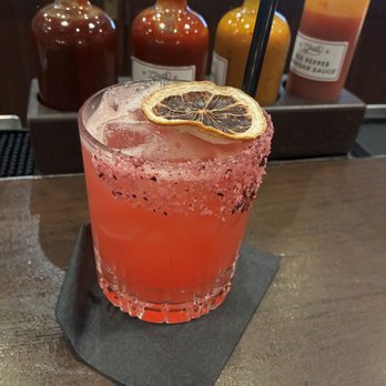 Gus's Barbecue - Hibiscus Margarita. Taste like a sweet tart. So good. - Barbeque Near Me - South Pasadena, California Gus's Barbecue - Hibiscus Margarita. Taste like a sweet tart. So good. - Barbeque Near Me - South Pasadena, California
