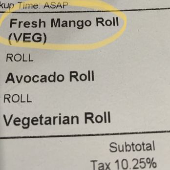 Sumo Express - Order for a VEGETARIAN roll - Sushi Bars Near Me - Seattle, Washington