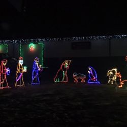 Piper Lights - Christmas Holiday Lights - Nativity Scene at Piper Lights