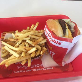 In-N-Out Burger - Double with fries - Burgers Near Me - Hurst, Texas In-N-Out Burger - Double with fries - Burgers Near Me - Hurst, Texas