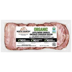 North Country Smokehouse - Organic Applewood Smoked Uncured Canadian Bacon