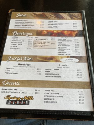 Menu photo 5 Spring Mlls Diner Martinsburg, WV Menu photo 5 Spring Mlls Diner Martinsburg, WV