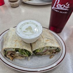 Leo's Coney Island - Forgot to check-in today 12/12/2025 with My Sister at Lunch. "Ate Lemon Chicken Rice Soup, Grilled Chicken Club Wrap, Ranch, Raspberry Tea."