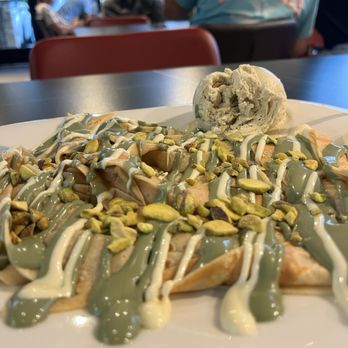 Melt N Dip - Pistachio Crepe - Gelato Near Me - Pembroke Pines, Florida Melt N Dip - Pistachio Crepe - Gelato Near Me - Pembroke Pines, Florida