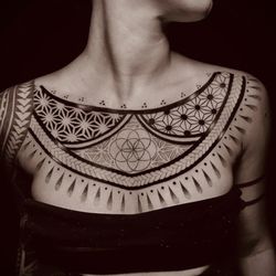 Canvas Tattoo & Art Gallery - A geometric beautiful masterpiece by Maria!