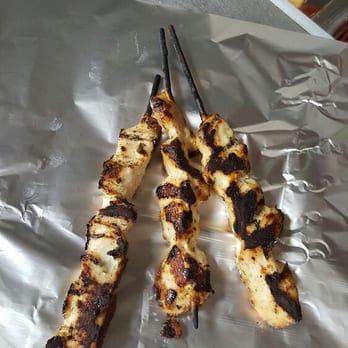 Madison Deli - grilled chicken skewers on aluminum foil - Convenience Stores Near Me - Ridgewood, New York Madison Deli - grilled chicken skewers on aluminum foil - Convenience Stores Near Me - Ridgewood, New York