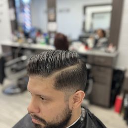 The "hard part". Gives the side part hairstyle a better refined look. Absolutely love it!