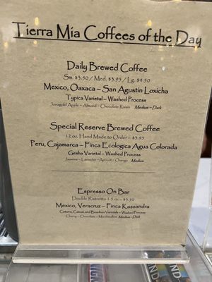 Menu photo 5 Tierra Mia Coffee Anaheim, CA Menu photo 5 Tierra Mia Coffee Anaheim, CA