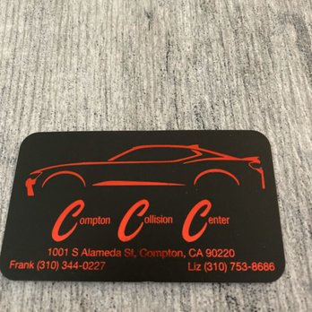 Compton Collision Center - Business card - Body Shops Near Me - Compton, California Compton Collision Center - Business card - Body Shops Near Me - Compton, California