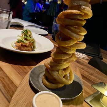 Yard House - Onion Ring Tower - New American Near Me - Orlando, Florida