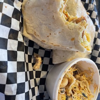 Patches Pub - Buffalo wrap and pasta salad! - Burgers Near Me - Panama City, Florida