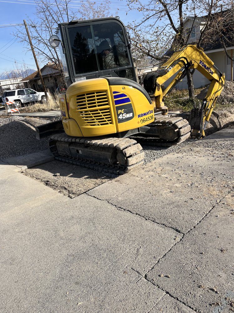 Slide of Lone Peak Excavation