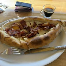 My heavenly ajarski and that double espresso.
