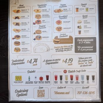 Vinoma - Empanadas Near Me - Rohnert Park, California Vinoma - Empanadas Near Me - Rohnert Park, California