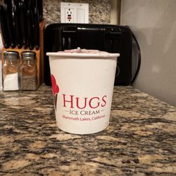 Hugs Ice Cream - Pint of Blueberry ice cream