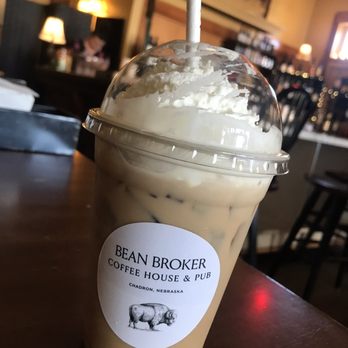 Bean Broker Coffee House and Pub - Amazing Irish Cream Iced Latte - Coffee & Tea Near Me - Chadron, Nebraska