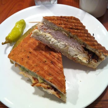 Broken Yolk Cafe - Turkey panini with pesto mayo... Looks can be very deceiving... Yuck :-( - Breakfast & Brunch Near Me - Carlsbad, California