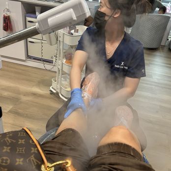 X Nails Bar & Lash - Steam treatment during massage. - Waxing Near Me - Bay Shore, New York X Nails Bar & Lash - Steam treatment during massage. - Waxing Near Me - Bay Shore, New York