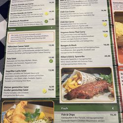 Kilians - Menu