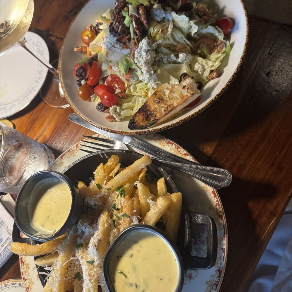 Kitchen and Rail - Truffle fries and k and r salad - Bars Near Me - Eagan, Minnesota Kitchen and Rail - Truffle fries and k and r salad - Bars Near Me - Eagan, Minnesota