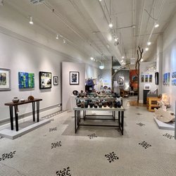 It's like a gallery in here