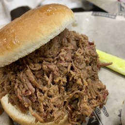 Chopped Brisket Sandwich