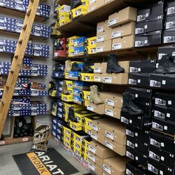 Stevens Creek Surplus Department Store - A vast shoe selection